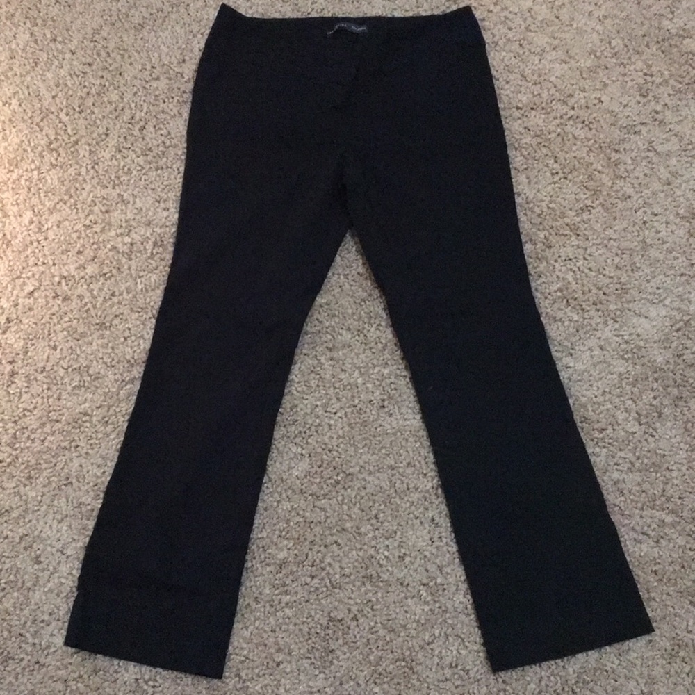 The Limited Ideal stretch black pant fold